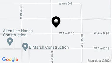 Map of 8347 W Avenue D10, Lancaster CA, 93536