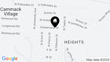 Map of 2816 N Fillmore Street, Little Rock AR, 72207