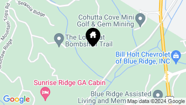 Map of 205 Minnehaha Trail, Blue Ridge GA, 30513