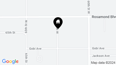 Map of W 62nd Street West Street, Rosamond CA, 93560