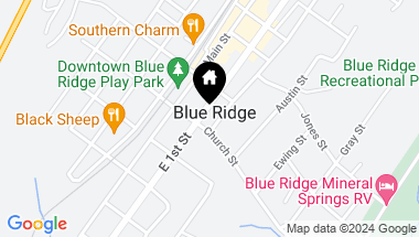Map of 742 E 2nd Street, Blue Ridge GA, 30513