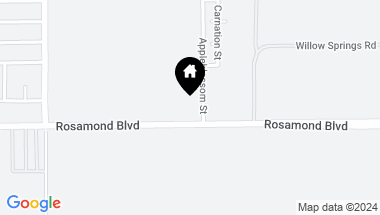 Map of 0 Rosamond Boulevard, Rosamond CA, 93560
