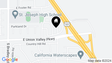 Map of 4227 Whispering Pines Drive, Santa Maria CA, 93455