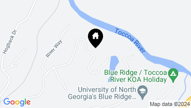Map of 657 Ridge Road, Blue Ridge GA, 30513