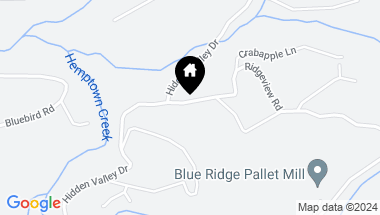 Map of 98 Ridgeview Drive, Morganton GA, 30560