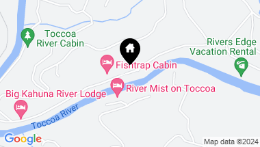 Map of 618 Toccoa River Lane, Mineral Bluff GA, 30559