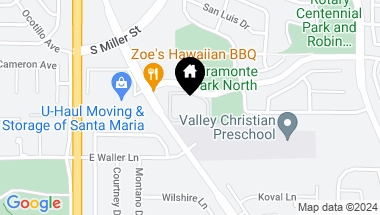 Map of 610 Sunrise Drive 10E, Santa Maria CA, 93455