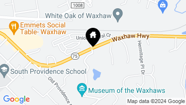 Map of 8215 Hwy 75 Highway, Waxhaw NC, 28173
