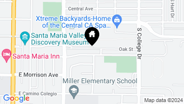 Map of 501 E Park Avenue 2, Santa Maria CA, 93454