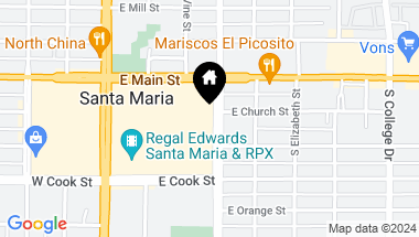 Map of 201 S Miller Road, Santa Maria CA, 93454