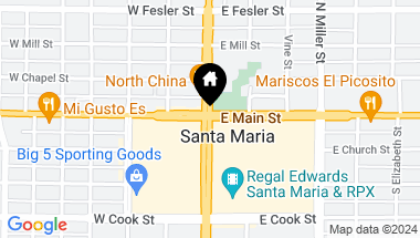 Map of 403 Brian Street, Santa Maria CA, 93454