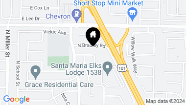 Map of 835 Lavonne Drive, Santa Maria CA, 93454