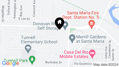Map of 1520 E Donovan Road, Santa Maria CA, 93454