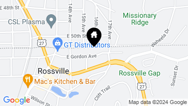 Map of 306 E Gordon Ave, Rossville GA, 30741