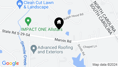 Map of 495 Marvin Road, Indian Land SC, 29707