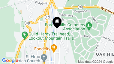 Map of 4182 Tennessee Ave, Chattanooga TN, 37409