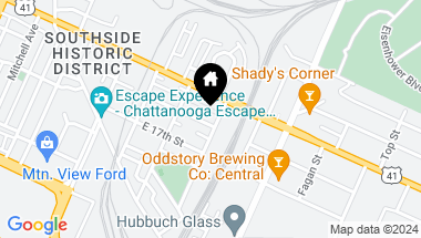 Map of 661 E 16th St, Chattanooga TN, 37408