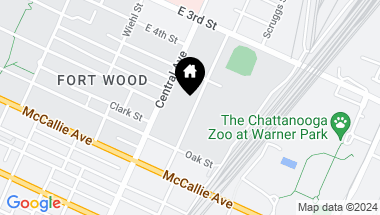 Map of 525 O Neal St, Chattanooga TN, 37403