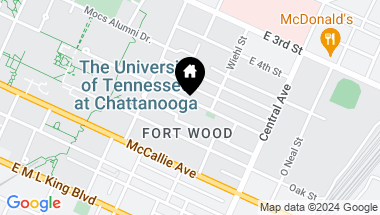 Map of 838 Vine St, Chattanooga TN, 37403