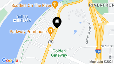Map of 782 Riverfront Pkwy, 309, Chattanooga TN, 37402