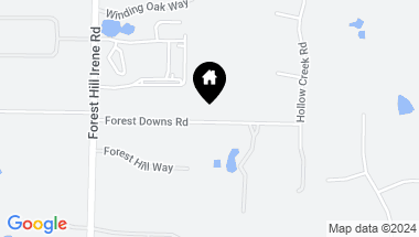 Map of 9224 FOREST DOWNS RD, Germantown TN, 38138
