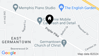 Map of 8614 POPLAR PIKE, Germantown TN, 38138