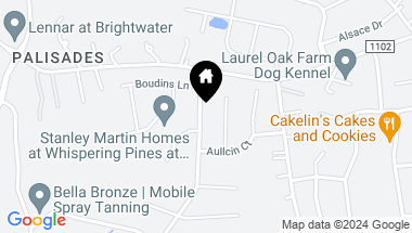 Map of 9607 Daufuskie Drive, Charlotte NC, 28278