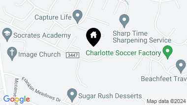 Map of 0 Simfield Church Road, Matthews NC, 28105