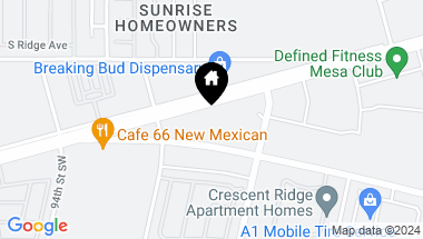 Map of N/A Central Avenue SW, Albuquerque NM, 87121