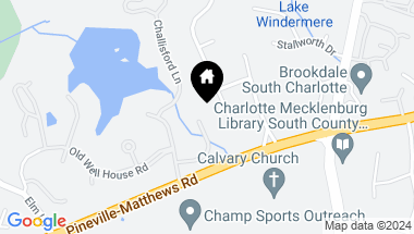 Map of 5523 Challis View Lane, Charlotte NC, 28226