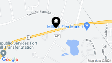 Map of 3580 Hwy 51 Road, Fort Mill SC, 29715