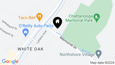 Map of 2304 Ashmore Ave, Chattanooga TN, 37415