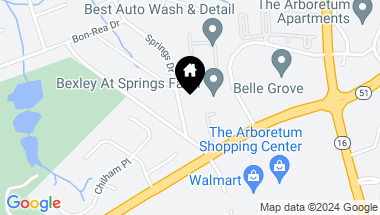 Map of 2528 Springs Drive, Charlotte NC, 28226