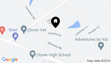 Map of 1255 Century Drive, Clover SC, 29710