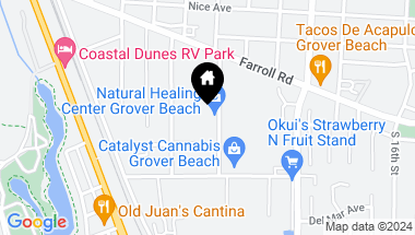 Map of 998 Houston, Grover Beach CA, 93433
