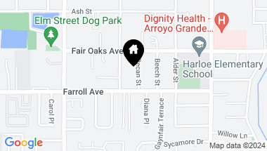 Map of 450 Pecan Street, Arroyo Grande CA, 93420