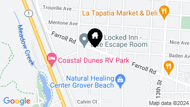 Map of 800 Farroll Road A-C, Grover Beach CA, 93433