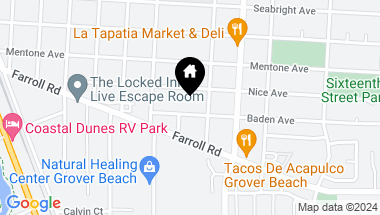 Map of 1127 Baden Avenue, Grover Beach CA, 93433