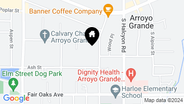 Map of 220 Alder Street, Arroyo Grande CA, 93420