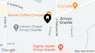 Map of 171 Alder Street, Arroyo Grande CA, 93420
