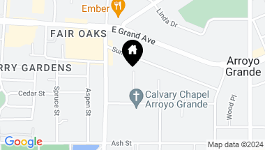 Map of 142 Pine Street, Arroyo Grande CA, 93420
