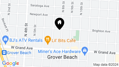 Map of 263 N 8th Street, Grover Beach CA, 93433
