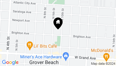 Map of 967 Brighton Avenue, Grover Beach CA, 93433