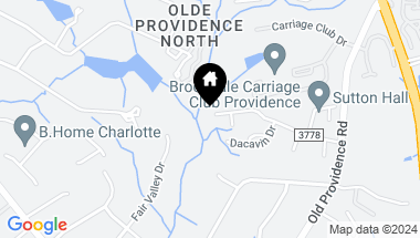 Map of 6002 Old Providence Lane, Charlotte NC, 28226