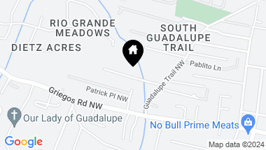 Map of 4919 Guadalupe Trail NW, Albuquerque NM, 87107