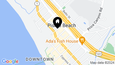 Map of 350 Pismo Avenue, Pismo Beach CA, 93449