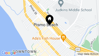 Map of 341 Main Street, Pismo Beach CA, 93449