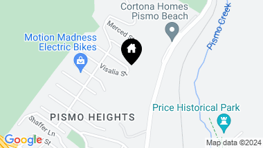 Map of 780 Tulare Street, Pismo Beach CA, 93449