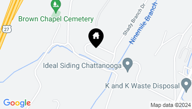 Map of 311 Knoll Creek Cir, Chattanooga TN, 37415