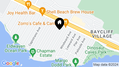 Map of 186 Placentia Avenue, Pismo Beach CA, 93449